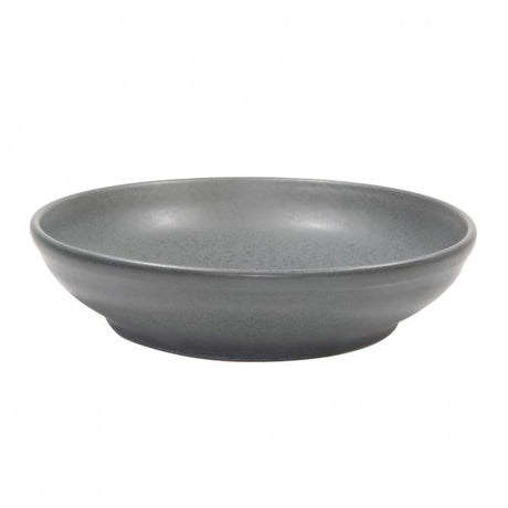 Round Bowl - 230x55mm, Flared, Artistica, Slate from tablekraft. made out of Porcelain and sold in boxes of 2. Hospitality quality at wholesale price with The Flying Fork! 