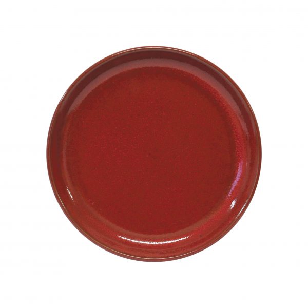 Round Plate - 190mm, Red Reactive from tablekraft. made out of Stoneware and sold in boxes of 4. Hospitality quality at wholesale price with The Flying Fork! 