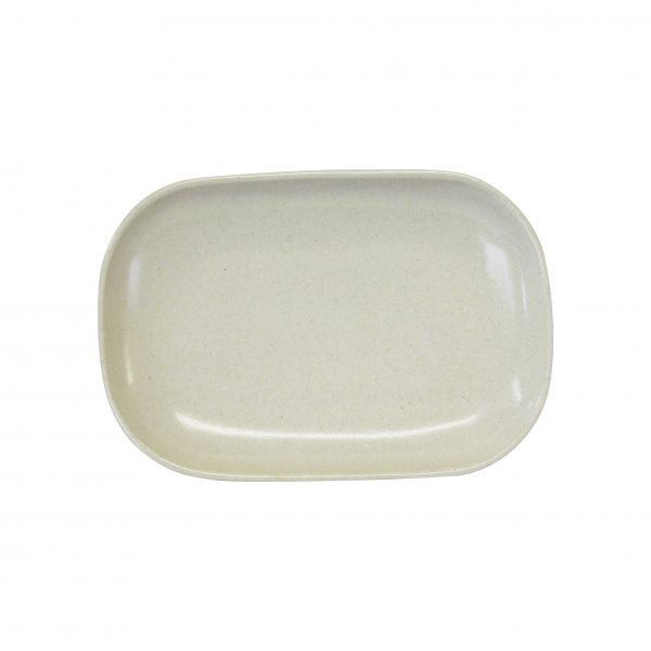 Rectangular Plate Coupe - 240x160x25mm, Artistica, Sand from tablekraft. made out of Stoneware and sold in boxes of 4. Hospitality quality at wholesale price with The Flying Fork! 