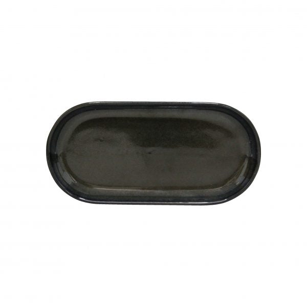 Oval Coupe Plate - 300x140mm, Artistica, Midnight Blue from tablekraft. made out of Stoneware and sold in boxes of 4. Hospitality quality at wholesale price with The Flying Fork! 