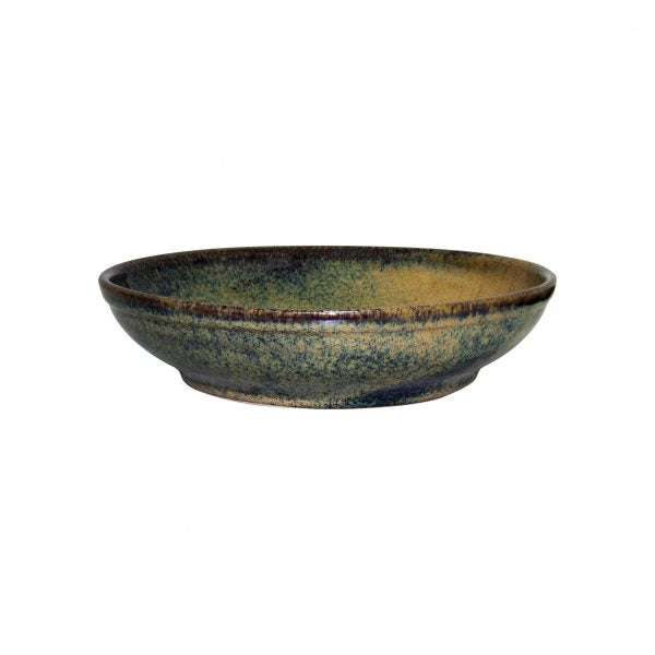 Round Bowl - 230x55mm, Flared, Artistica, Reactive Brown from tablekraft. made out of Stoneware and sold in boxes of 2. Hospitality quality at wholesale price with The Flying Fork! 