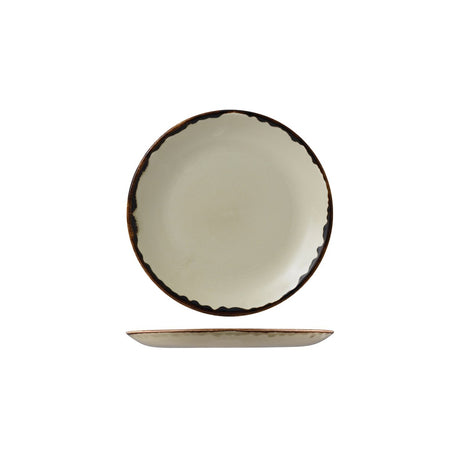 Round Coupe Plate - 165mm, Linen, Dudson
