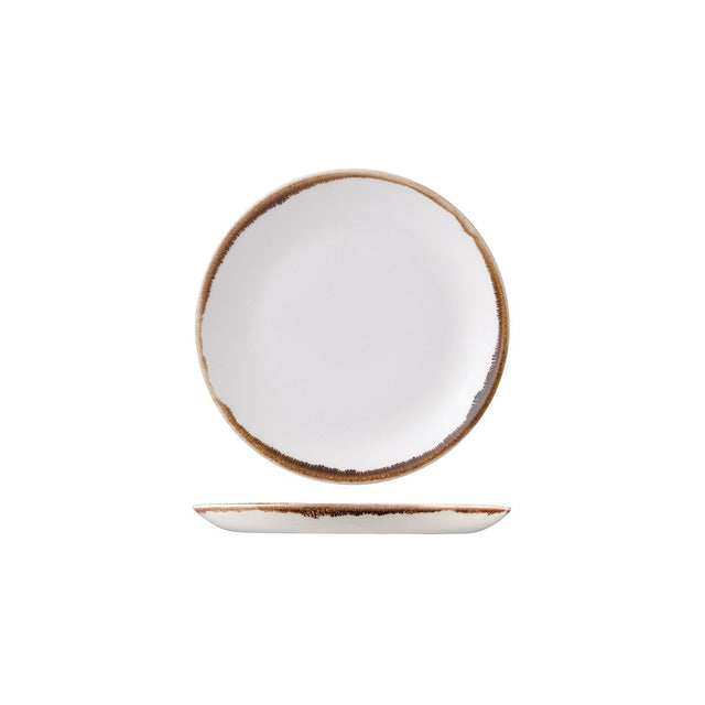 Round Coupe Plate - 165mm, Natural, Dudson