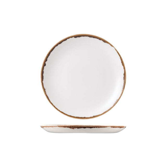 Round Coupe Plate - 217mm, Natural, Dudson