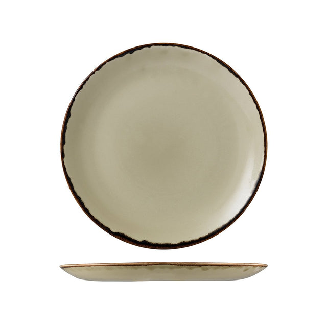 Round Coupe Plate - 260mm, Linen, Dudson