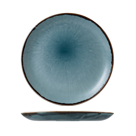 Round Coupe Plate - 288mm, Blue, Dudson