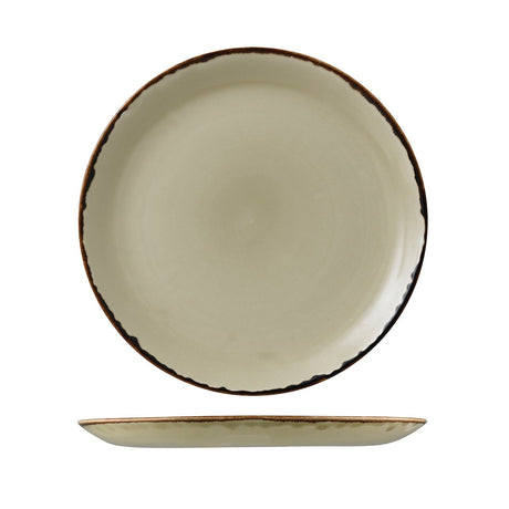 Round Coupe Plate - 288mm, Linen, Dudson