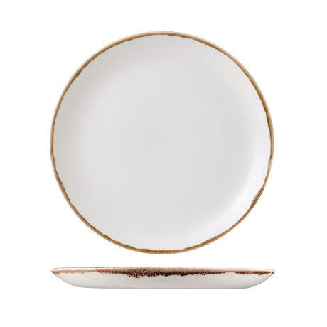 Round Coupe Plate - 288mm, Natural, Dudson