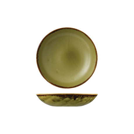 Round Coupe Bowl - 182mm, 426ml, Green, Dudson