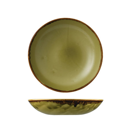 Round Coupe Bowl - 248mm, 1136ml, Green, Dudson