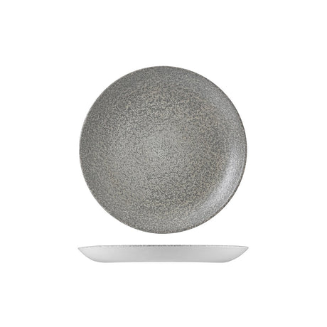 Round Coupe Plate - 217mm, Natural Grey, Dudson