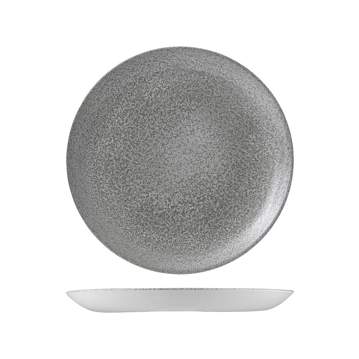 Round Coupe Plate - 260mm, Natural Grey, Dudson