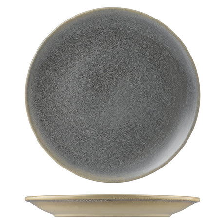 Round Coupe Plate - 295mm, Granite, Dudson