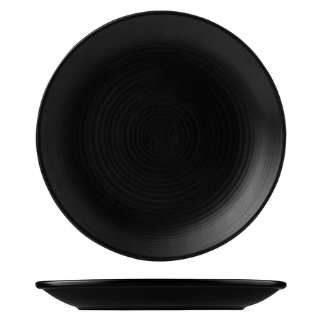 Round Coupe Plate - 295mm, Jet, Dudson
