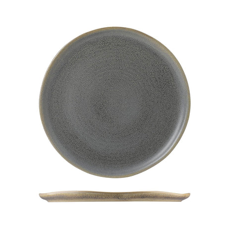 Round Flat Plate - 252mm, Granite, Dudson