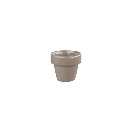 Plant Pot - 57ml, Pebble, Bit On The Side from Churchill. made out of Porcelain and sold in boxes of 12. Hospitality quality at wholesale price with The Flying Fork! 