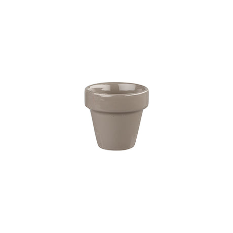 Plant Pot - 114ml, Pebble, Bit On The Side from Churchill. made out of Porcelain and sold in boxes of 12. Hospitality quality at wholesale price with The Flying Fork! 