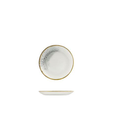 Coupe Plate - 165Mm, Accents Jasper Grey from Churchill. Patterned, made out of Plates and sold in boxes of 12. Hospitality quality at wholesale price with The Flying Fork! 