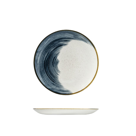 Coupe Plate - 260Mm, Accents Blueberry from Churchill. Patterned, made out of Plates and sold in boxes of 12. Hospitality quality at wholesale price with The Flying Fork! 
