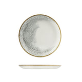 Coupe Plate - 288Mm, Accents Jasper Grey from Churchill. Patterned, made out of Plates and sold in boxes of 12. Hospitality quality at wholesale price with The Flying Fork! 