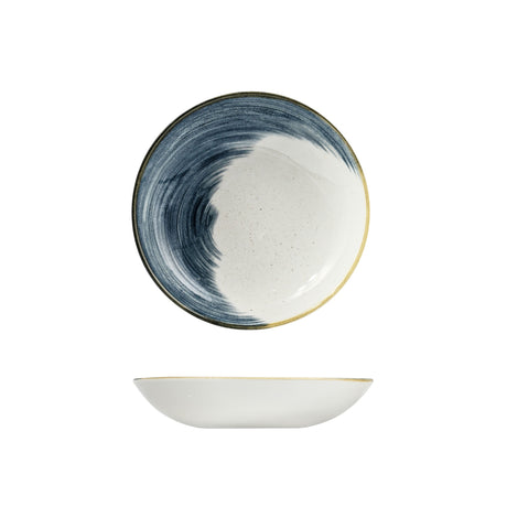 Coupe Bowl - 248Mm, Accents Blueberry from Churchill. Patterned, made out of Bowls and sold in boxes of 12. Hospitality quality at wholesale price with The Flying Fork! 