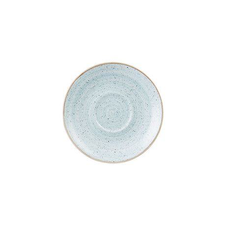 Cappuccino Saucer - 156mm, Duck Egg, Stonecast from Churchill. made out of Porcelain and sold in boxes of 6. Hospitality quality at wholesale price with The Flying Fork! 