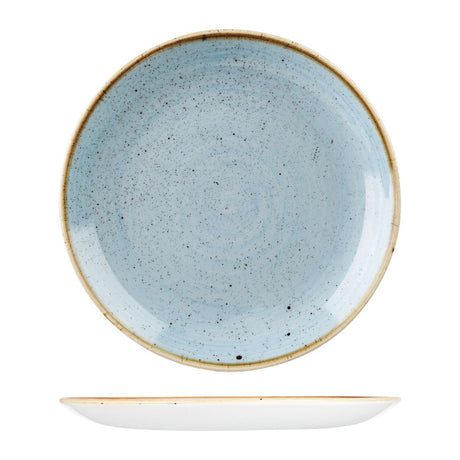 Round Plate - Coupe, 324Mm, Duck Egg from Churchill. Vitrified, made out of Porcelain and sold in boxes of 12. Hospitality quality at wholesale price with The Flying Fork! 