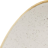 Triangular Plate - 300mm, Barley White, Stonecast: Pack of 6