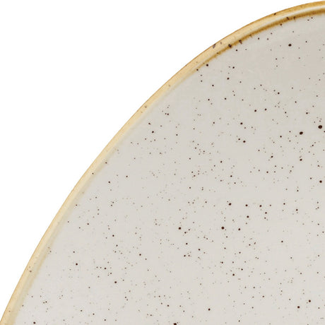 Triangular Plate - 260mm, Barley White, Stonecast: Pack of 6
