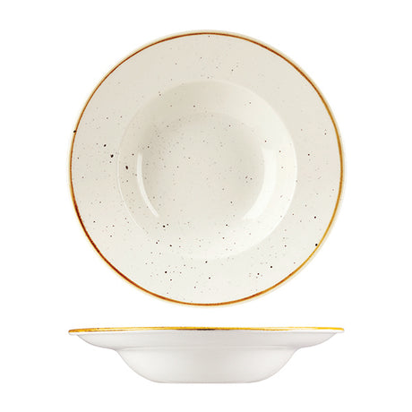 Soup-Pasta Bowl - 280mm, Barley White, Stonecast from Churchill. made out of Porcelain and sold in boxes of 6. Hospitality quality at wholesale price with The Flying Fork! 