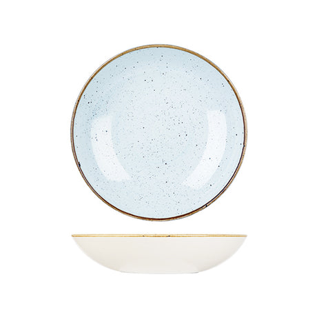 Bowl - 248mm, Duck Egg, Stonecast from Churchill. made out of Porcelain and sold in boxes of 6. Hospitality quality at wholesale price with The Flying Fork! 