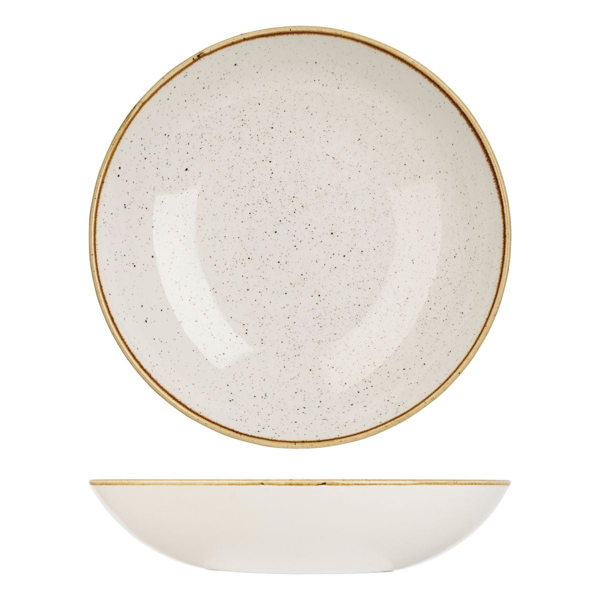 Bowl - Coupe, 310Mm / 2400Ml, Barley White from Churchill. made out of Porcelain and sold in boxes of 12. Hospitality quality at wholesale price with The Flying Fork! 