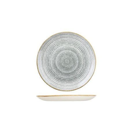 ROUND PLATE - COUPE, 165mm, STONE GREY