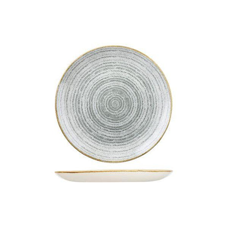 ROUND PLATE - COUPE, 217mm, STONE GREY