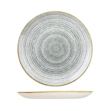 ROUND PLATE - COUPE, 288mm, STONE GREY