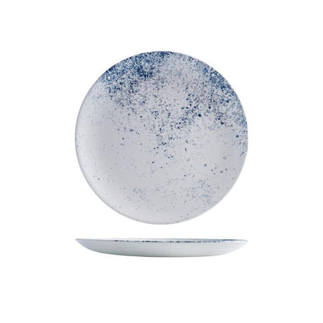 Round Coupe Plate - 217Mm, Vellum Haze from Churchill. Patterned, made out of Porcelain and sold in boxes of 12. Hospitality quality at wholesale price with The Flying Fork! 