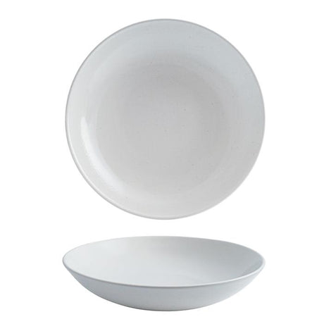 Round Coupe Bowl - 248Mm, 1136Ml, Vellum White from Churchill. Patterned, made out of Porcelain and sold in boxes of 12. Hospitality quality at wholesale price with The Flying Fork! 