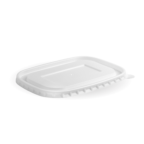 Cpla Paper Container Lid from Biopak. Compostable and sold in boxes of 1. Hospitality quality at wholesale price with The Flying Fork! 