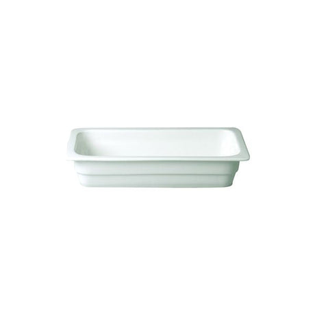 Gastronorm Pan Rectangular - 2000Ml, Buffet from Australia Fine China. made out of Porcelain and sold in boxes of 3. Hospitality quality at wholesale price with The Flying Fork! 