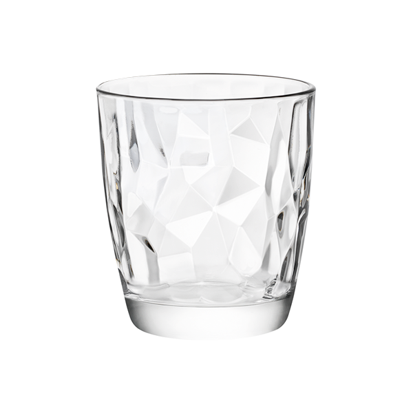 Diamond Dof 385Ml from Bormioli Rocco. Fine rim, made out of Glass and sold in boxes of 4. Hospitality quality at wholesale price with The Flying Fork! 