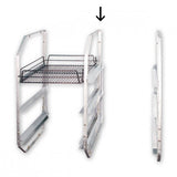 Under Bar Rack - 3 Tier, Centre only (not full set) from TheFlyingFork. Sold in boxes of 1. Hospitality quality at wholesale price with The Flying Fork! 