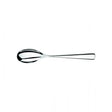 Silver Dessert Spoon on white background