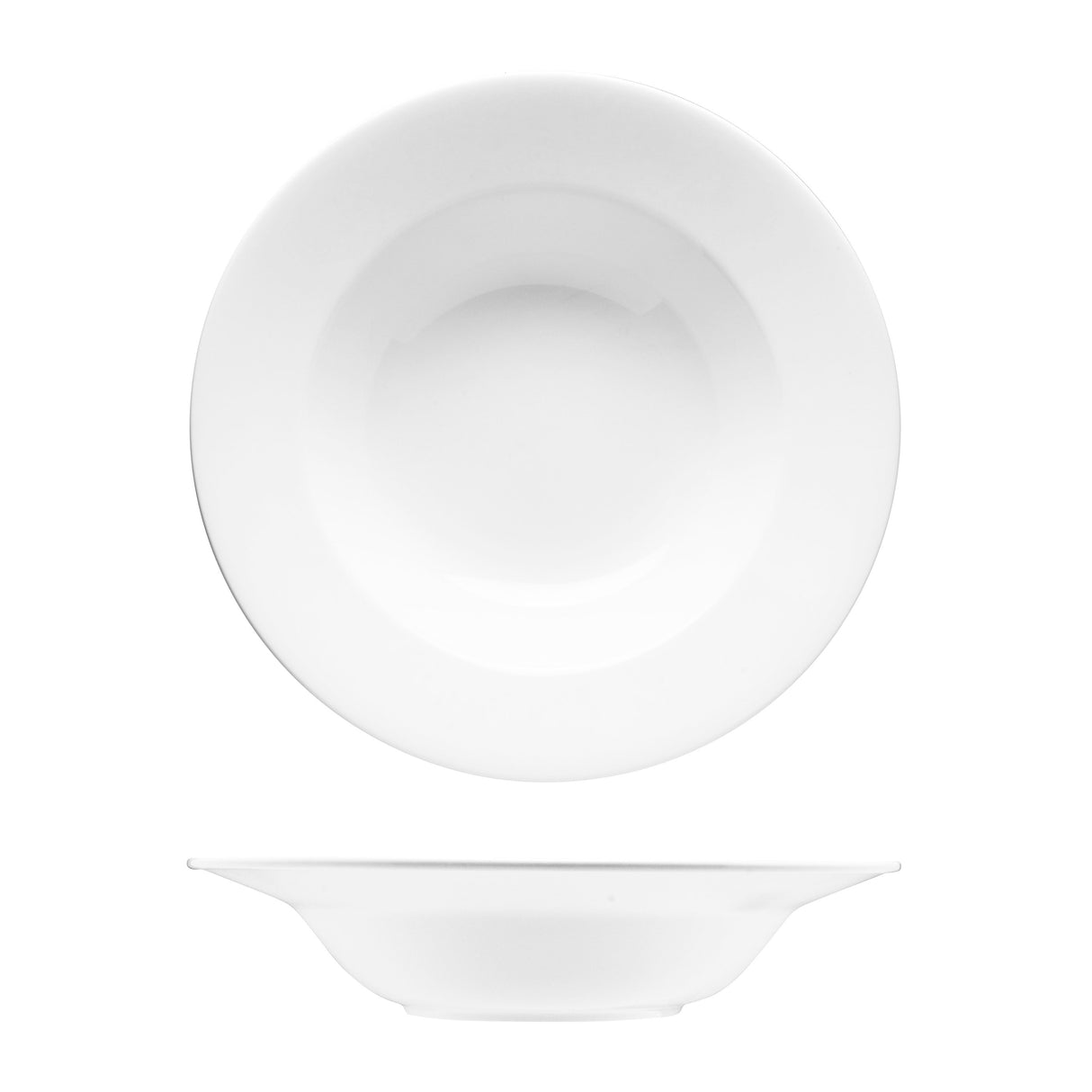 Deep Wide Rim Bowl - 280Mm, Ilona from Fortessa. Deep, made out of Bone China and sold in boxes of 12. Hospitality quality at wholesale price with The Flying Fork! 