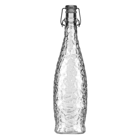 Glacier Bottle W/Clear Lid - 1000 ml from Libbey. made out of Glass and sold in boxes of 6. Hospitality quality at wholesale price with The Flying Fork! 