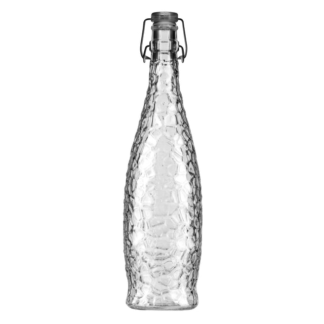 Glacier Bottle W/Clear Lid - 1000 ml from Libbey. made out of Glass and sold in boxes of 6. Hospitality quality at wholesale price with The Flying Fork! 