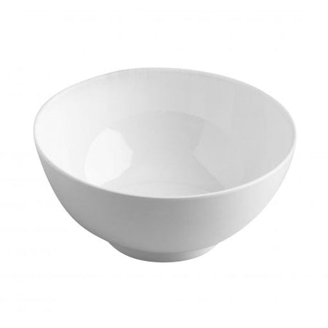  White Noodle bowl on white background