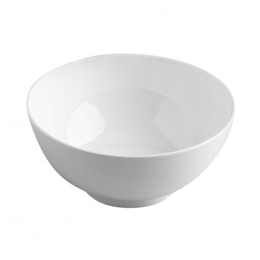  White Noodle bowl on white background
