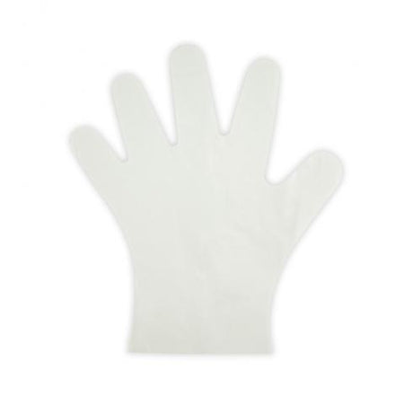 Small compostable glove - natural from BioPak. Compostable, made out of Bioplastic and sold in boxes of 1. Hospitality quality at wholesale price with The Flying Fork! 