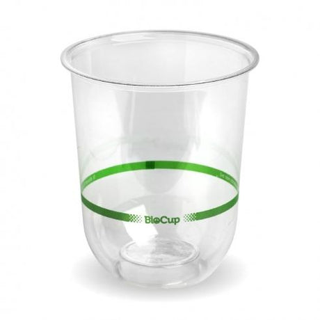 500ml tumbler - clear from BioPak. Compostable, made out of Bioplastic and sold in boxes of 1. Hospitality quality at wholesale price with The Flying Fork! 