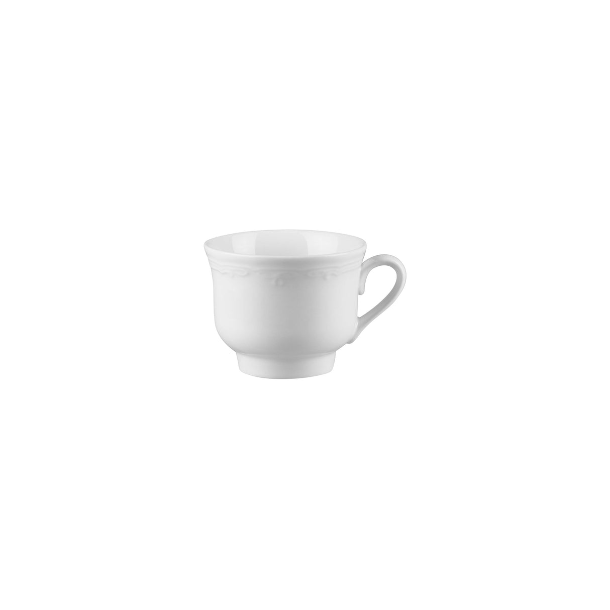 Tea Cup - 220Ml, Renaissance from Australia Fine China. made out of Porcelain and sold in boxes of 72. Hospitality quality at wholesale price with The Flying Fork! 